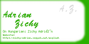 adrian zichy business card